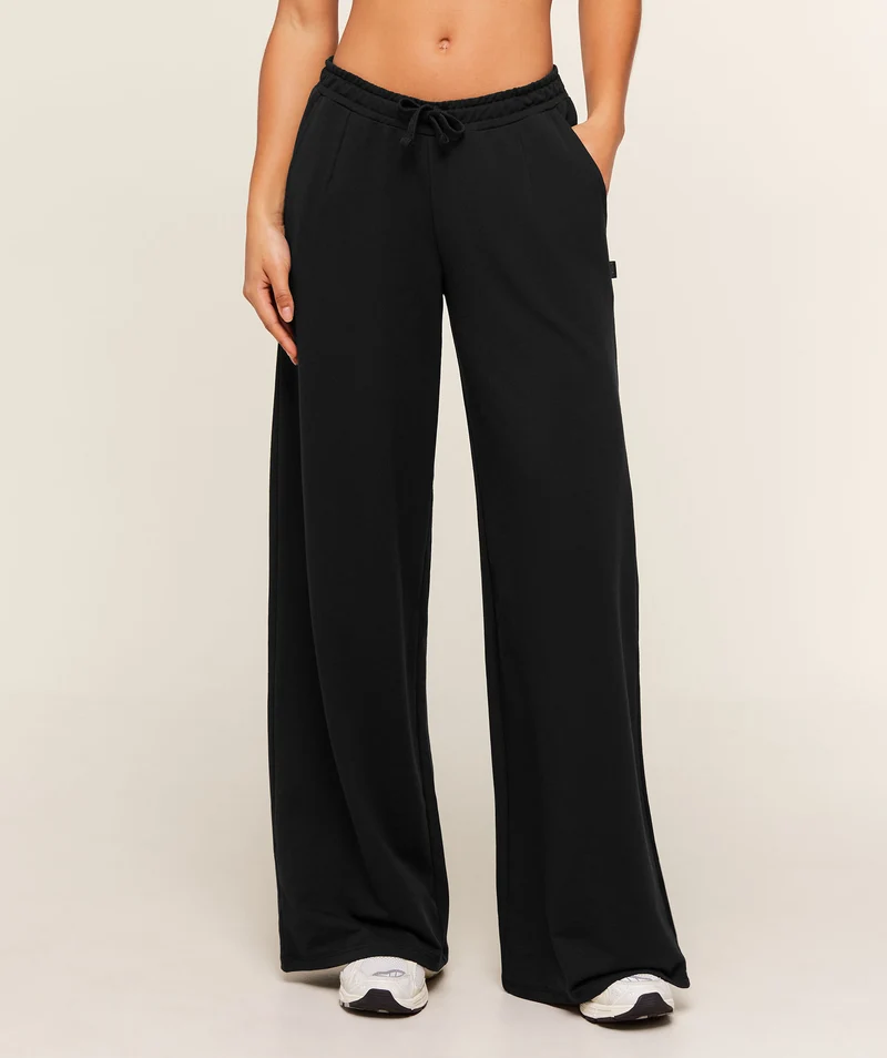 Gymshark Lightweight Wide Leg Pant Tall - Black