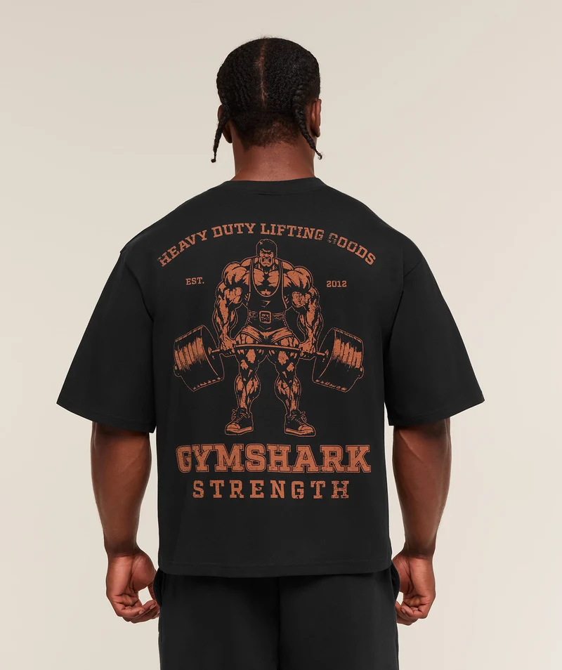 Gymshark Strength T-Shirt - Black