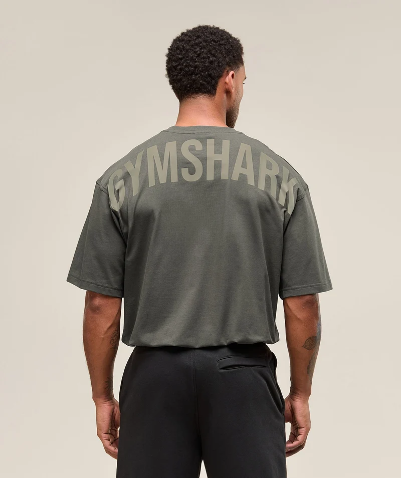 Gymshark Power T-Shirt - Strength Green
