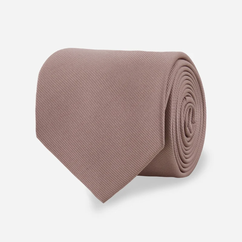Grosgrain Solid Sandstone Tie
