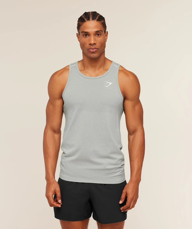 Gymshark Vital Tank - Light Grey/Smokey Grey
