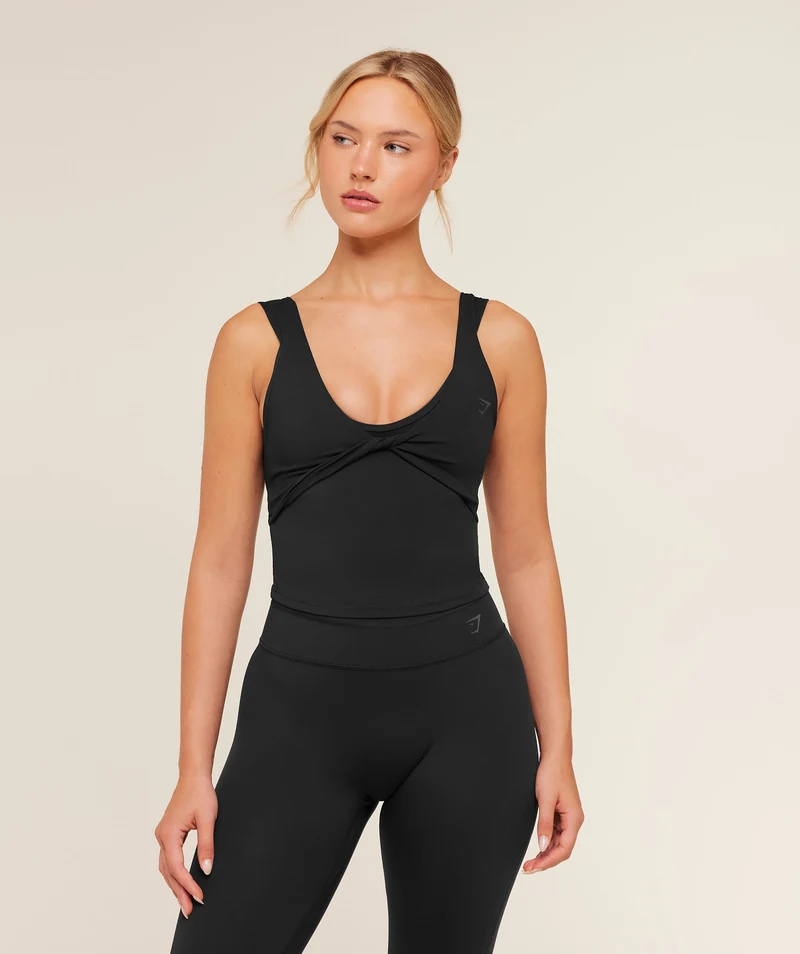 Gymshark Crossover Back Tank - Black