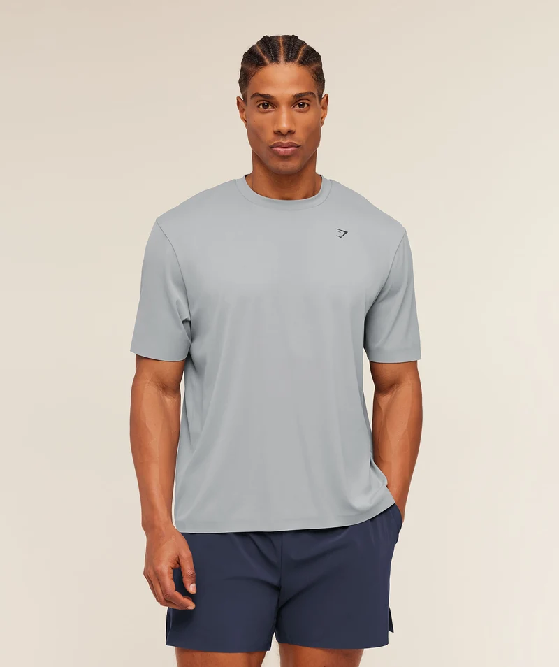 Gymshark Evolve T-Shirt - Denim Grey