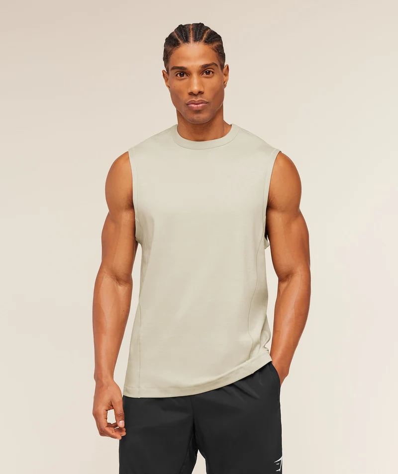 Gymshark Off Duty Tank - Pebble Grey