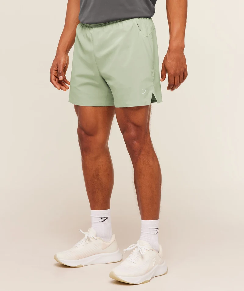 Gymshark Evolve 5" Short - Haze Green