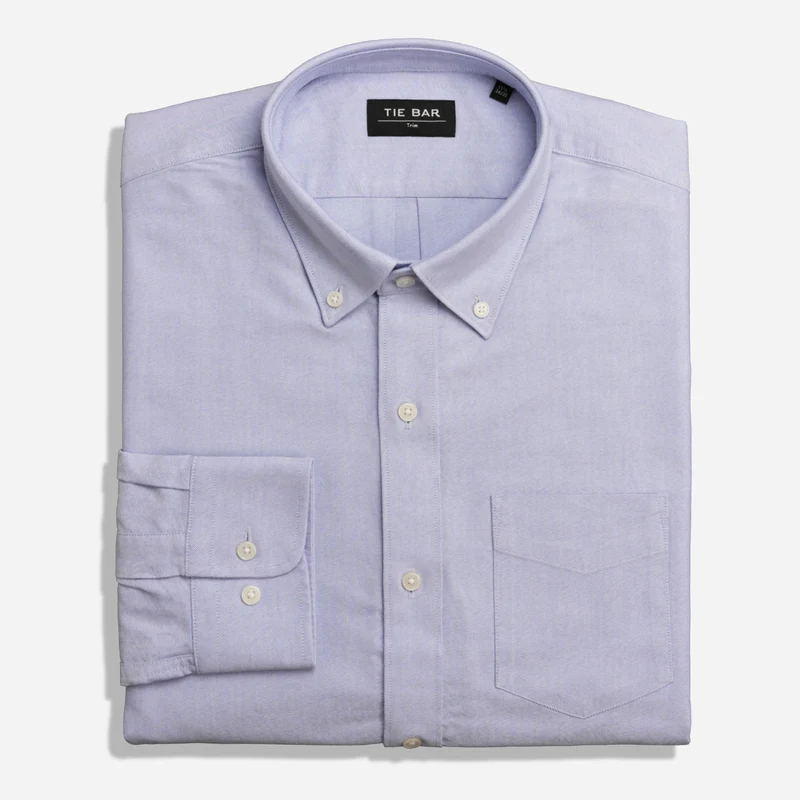 The Modern-Fit Oxford Light Blue Casual Shirt