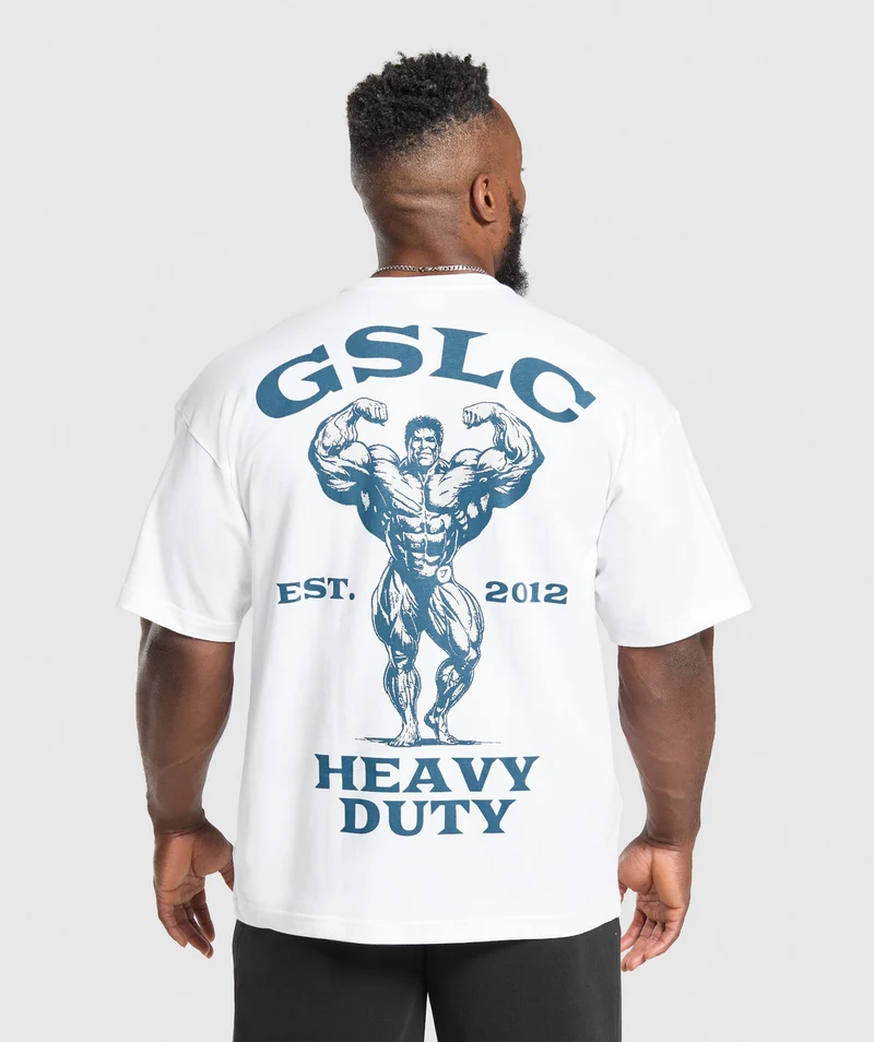 Gymshark Heavy Duty T-Shirt - White