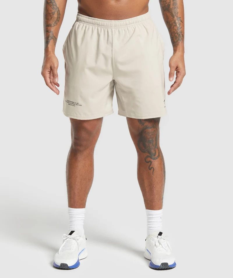 Gymshark Conditioning Club Shorts - Pebble Grey