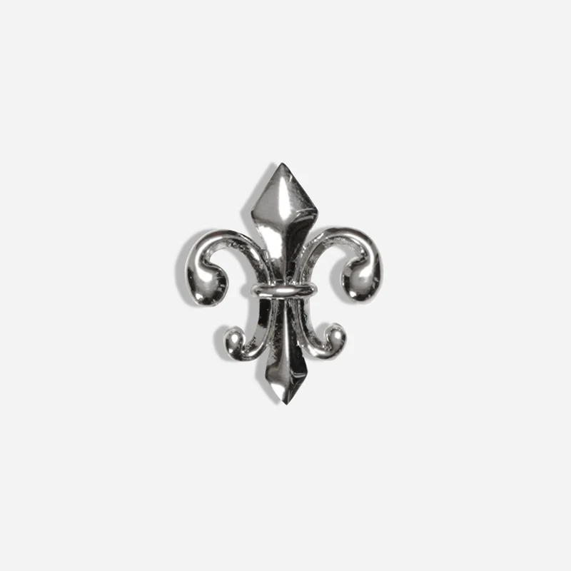 Fleur De Lis Silver Lapel Pin
