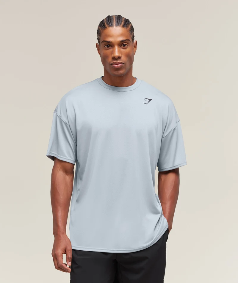 Gymshark Arrival Oversized T-Shirt - Metal Purple