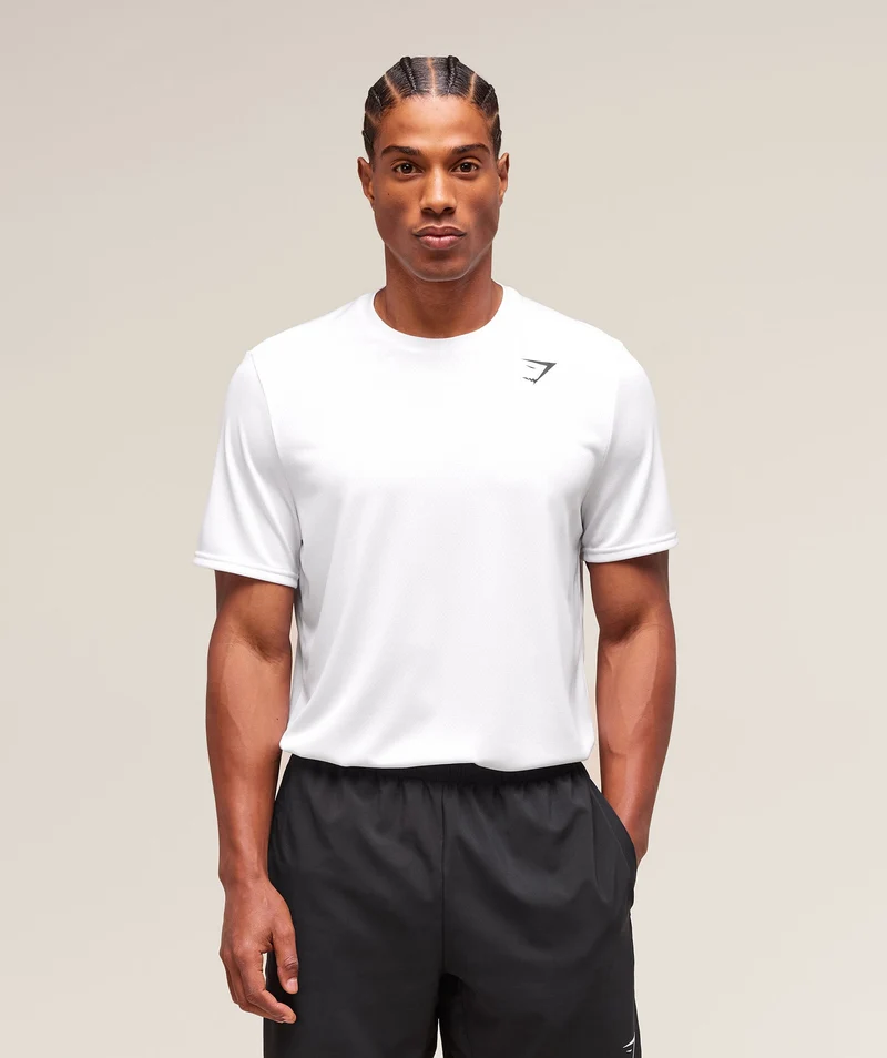 Gymshark Arrival T-Shirt (Tall) - White