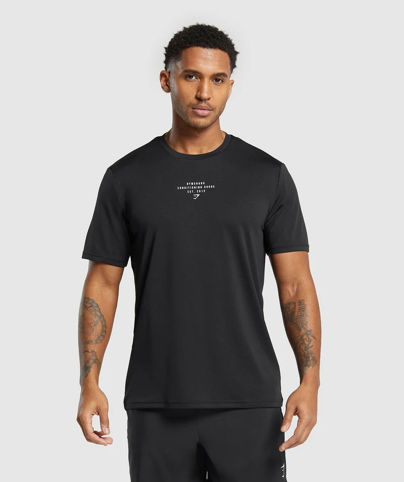 Gymshark Conditioning Goods T-Shirt - Black