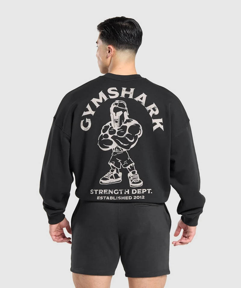 Gymshark Spartan Crew - Black