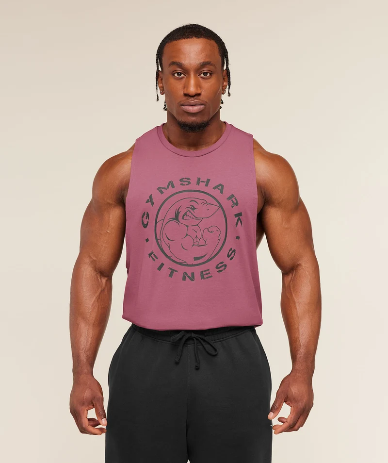 Gymshark Legacy Drop Arm Tank - Reset Pink
