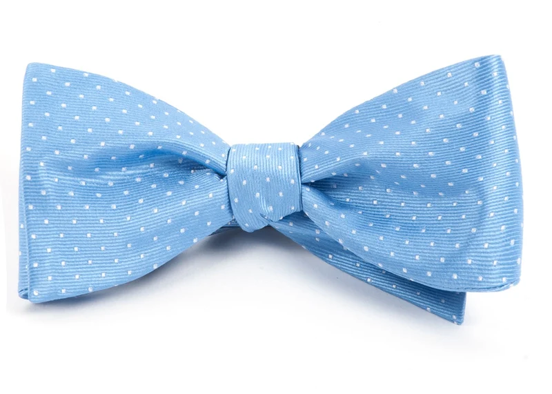 Mini Dots Light Blue Bow Tie