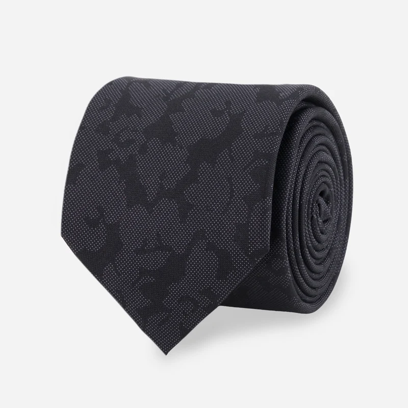 Refinado Floral Black Tie