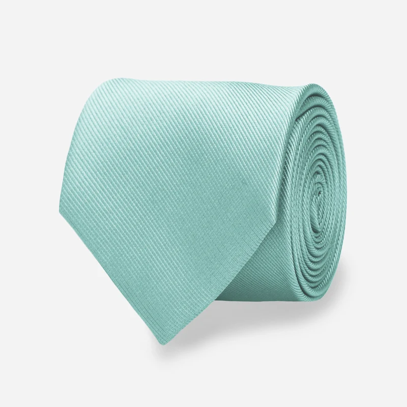 Grosgrain Solid Spearmint Tie