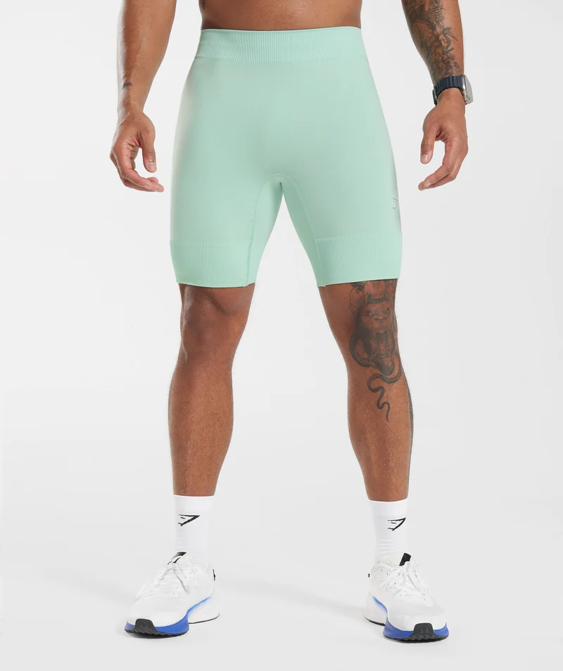 Gymshark Studio Seamless Short - Pastel Green