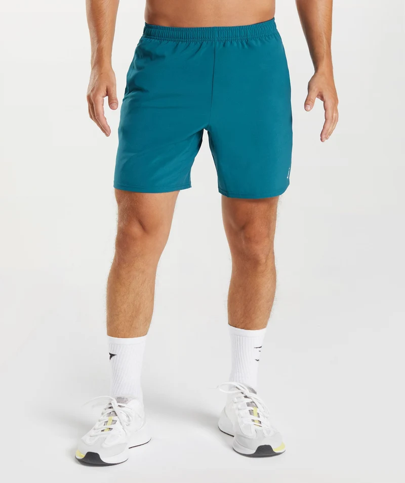 Gymshark Arrival 7" Shorts - Atlantic Blue