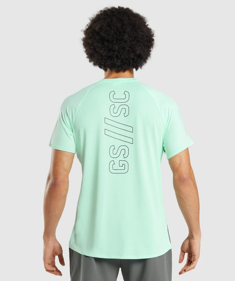 Gymshark Steve Cook T-Shirt - Blue