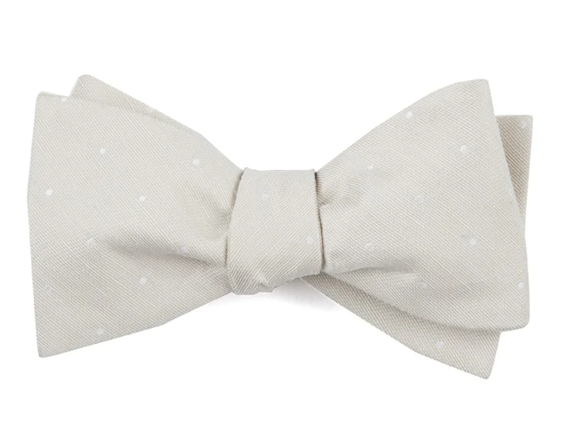 Bulletin Dot Light Champagne Bow Tie