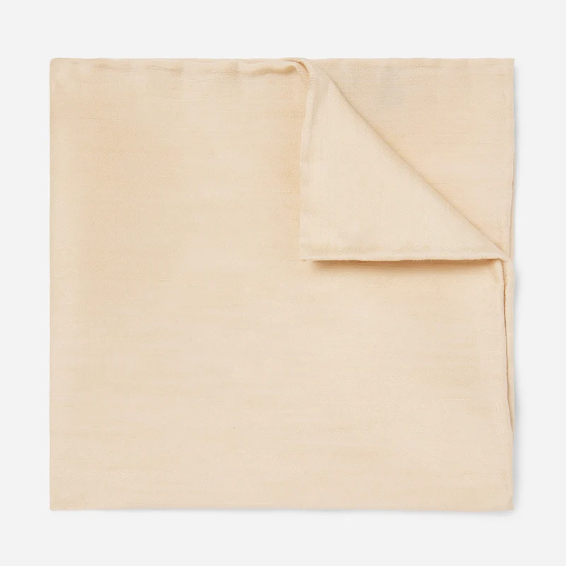 Linen Row Light Champagne Pocket Square