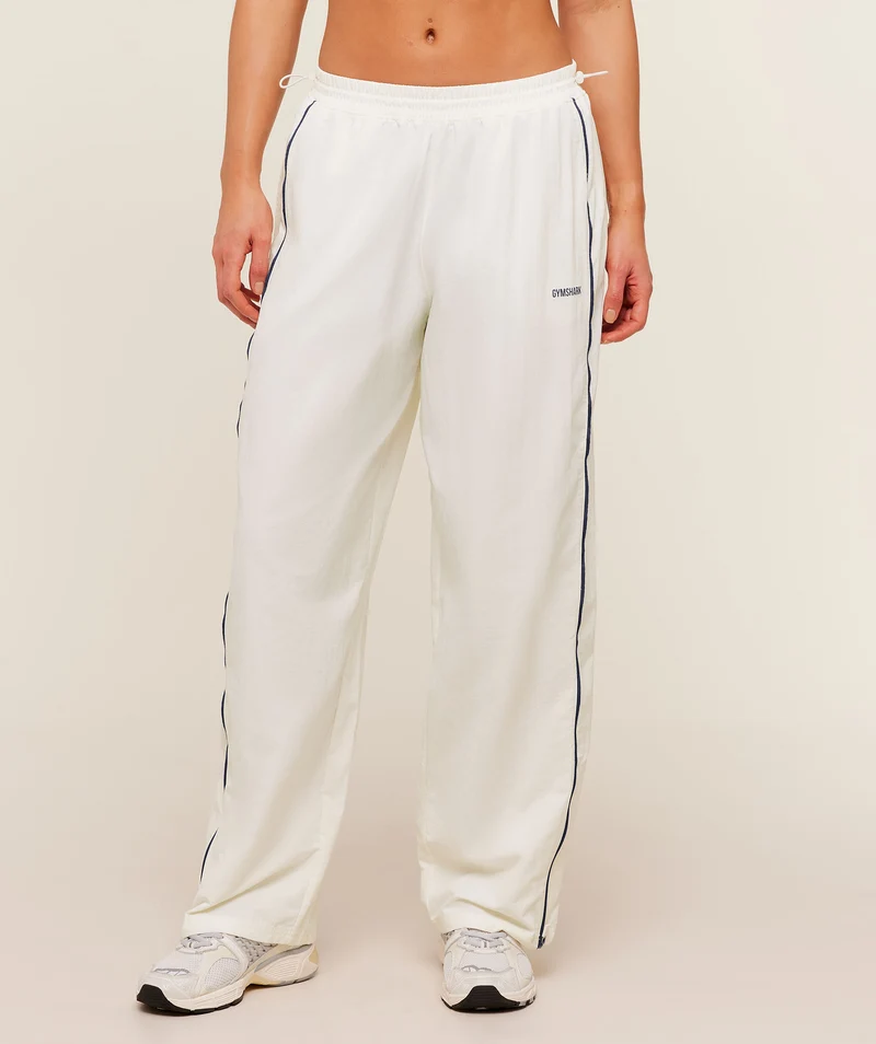 Gymshark To From Pants - Soft White/Stealth Blue