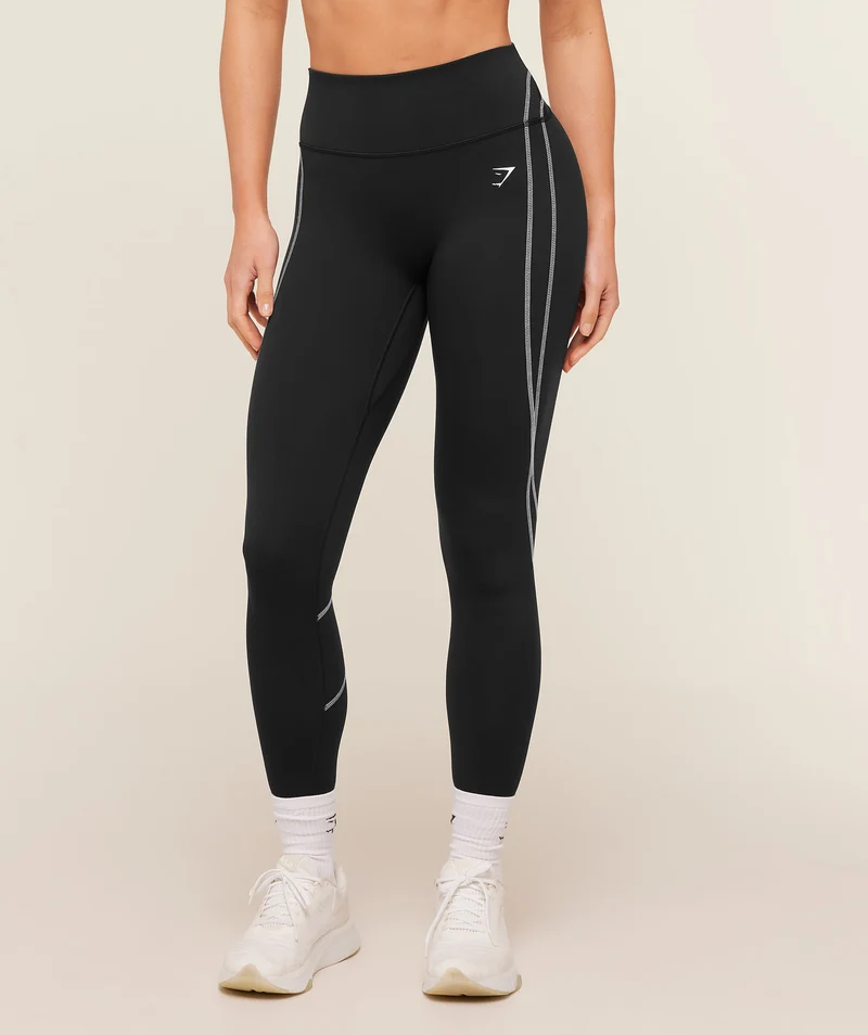 Gymshark Volt Leggings - Black/White