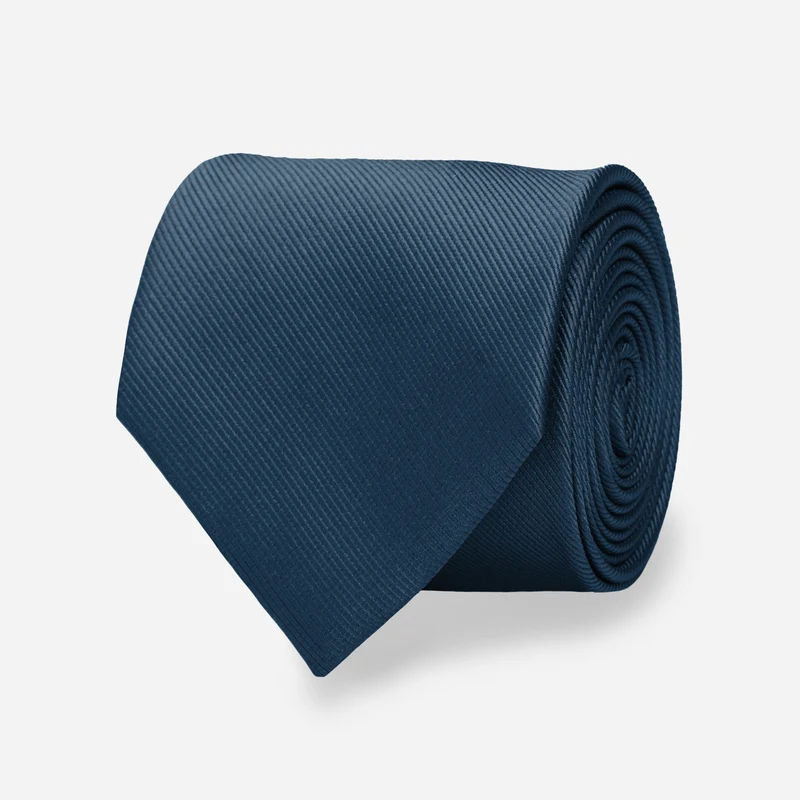 Grosgrain Solid Teal Tie