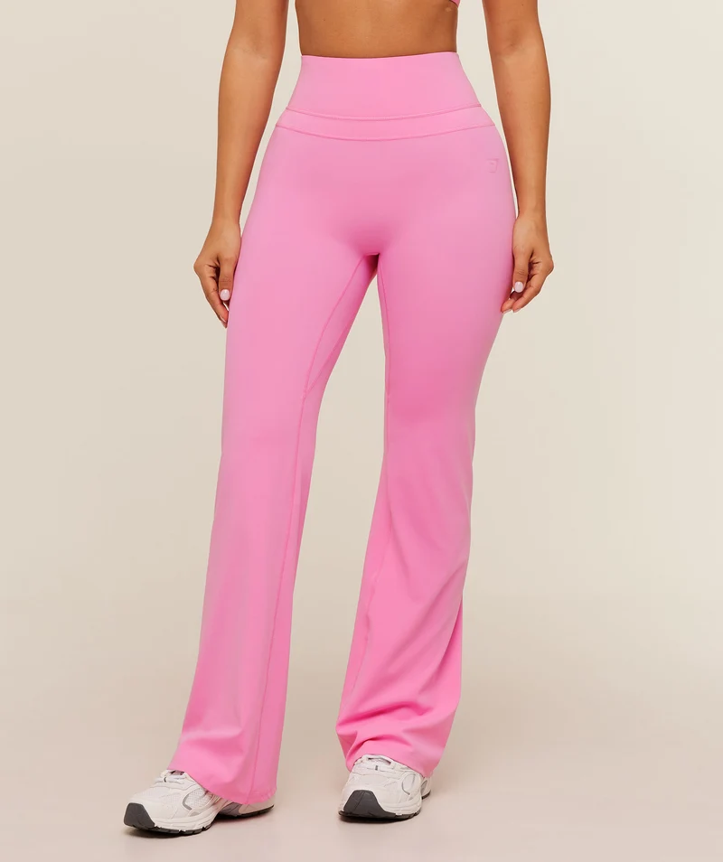 Gymshark Whitney Short Flared Legging - Focus Pink