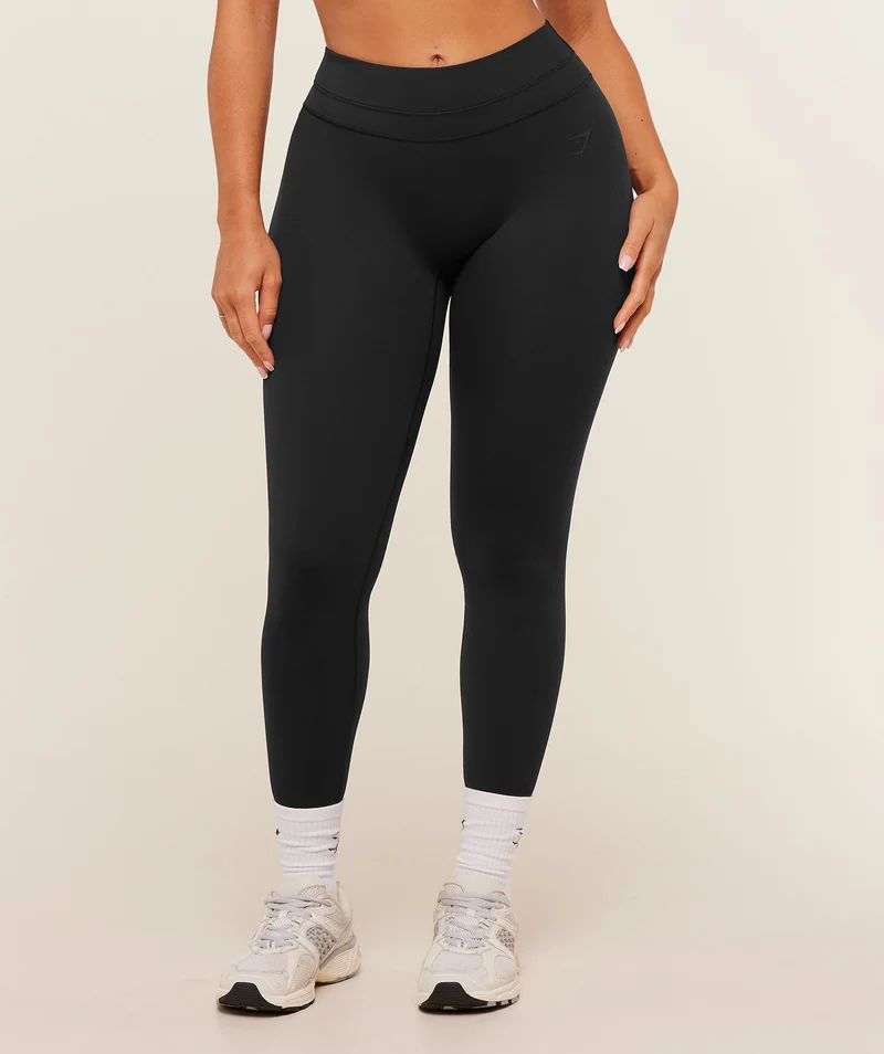 Gymshark Whitney Mid-High Rise Leggings - Black