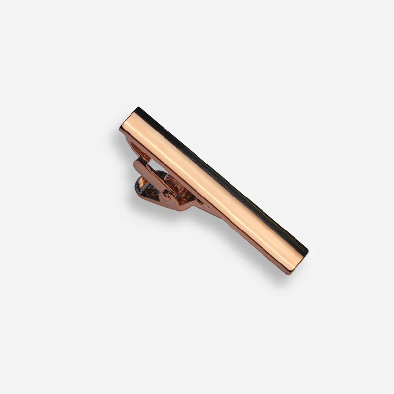 Rose Gold Shot Tie Bar