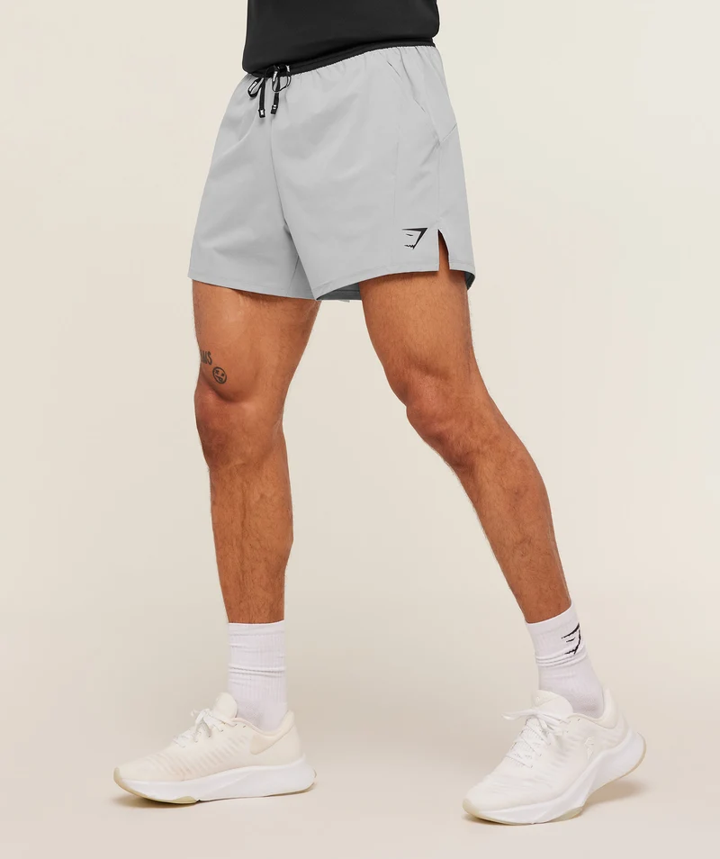 Gymshark Weekend 5" Shorts - Stratus Grey
