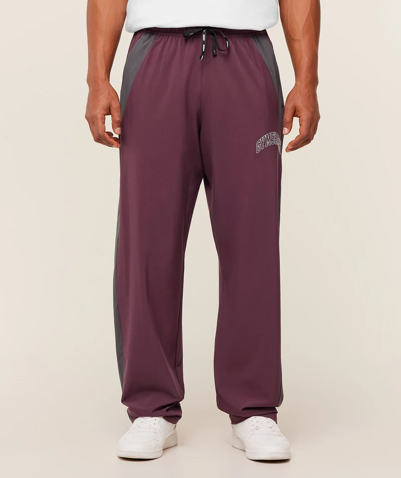 Gymshark Collegiate Tech Pant - Impact Burgundy