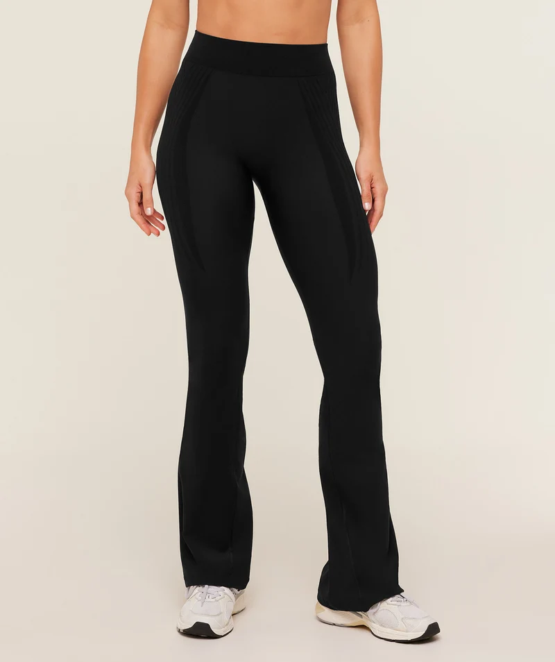 Gymshark Selective Terry Flared Legging - Black