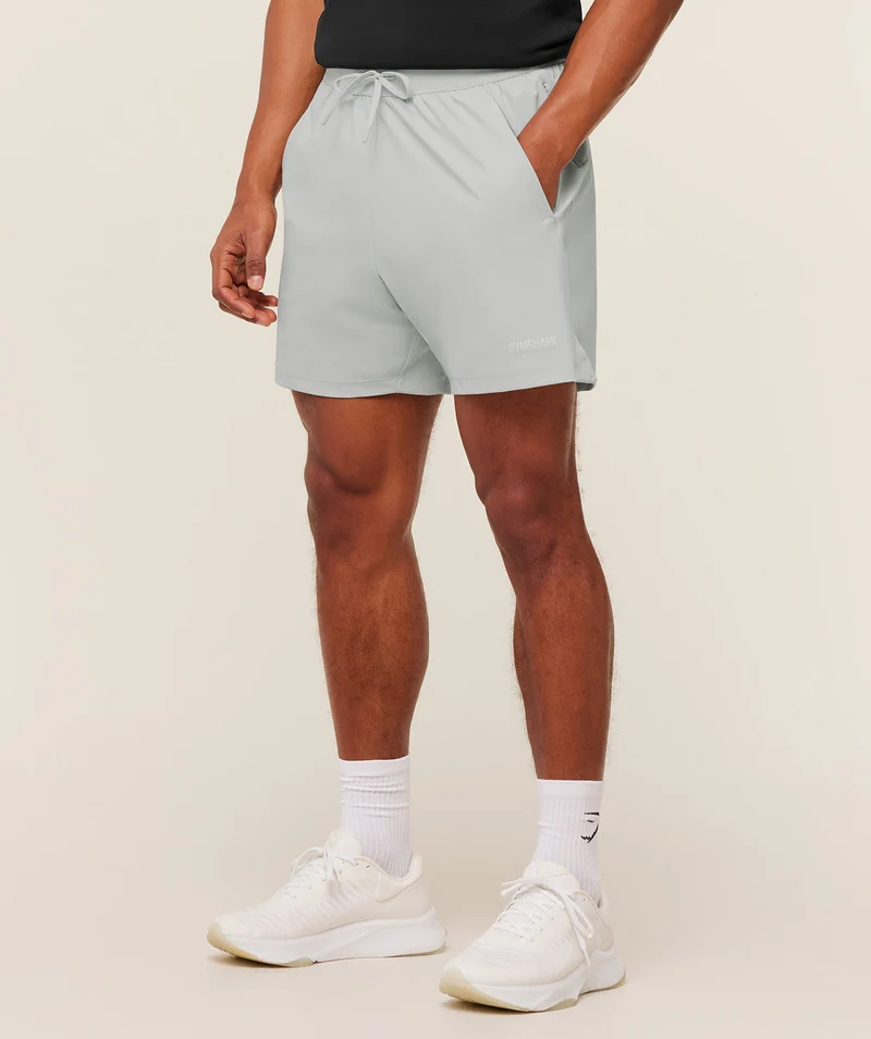 Gymshark Hybrid 6" Short - Light Grey