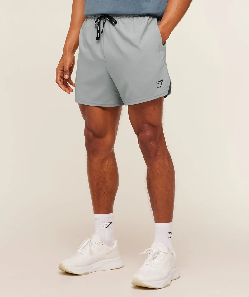 Gymshark Train 5" Shorts - Smokey Grey
