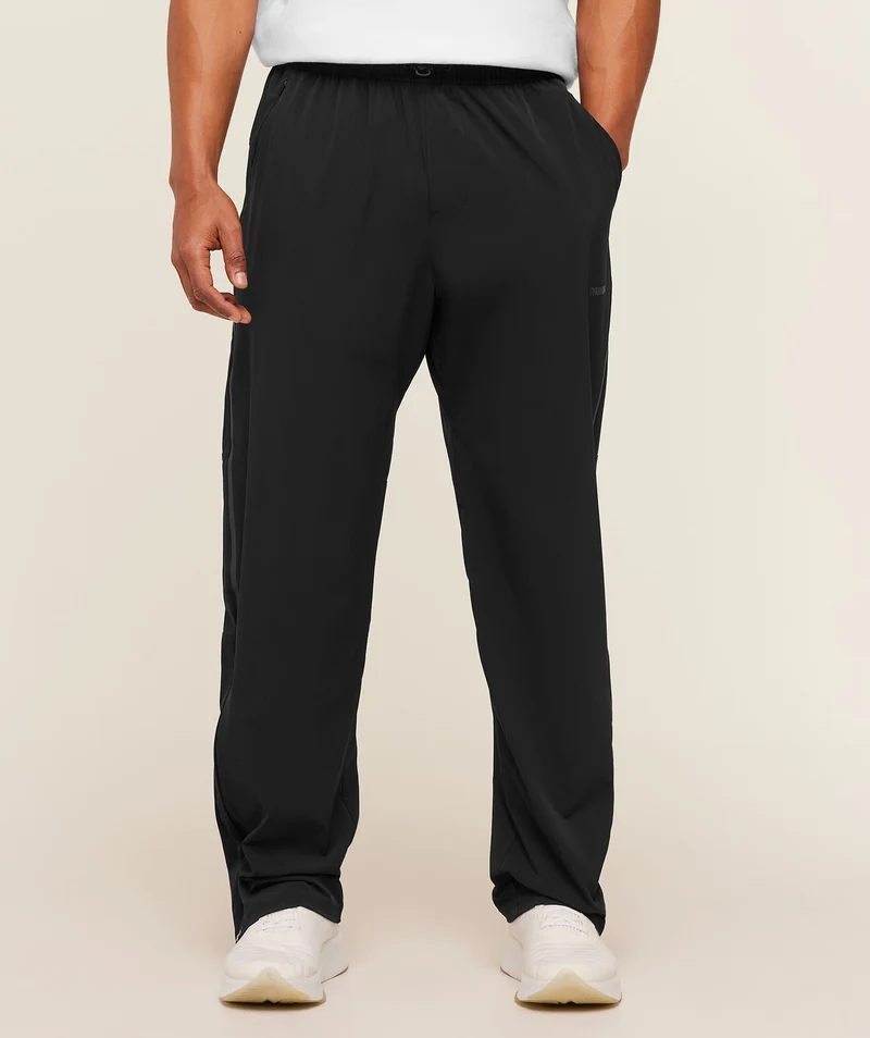 Gymshark Hybrid Zip Pants - Black