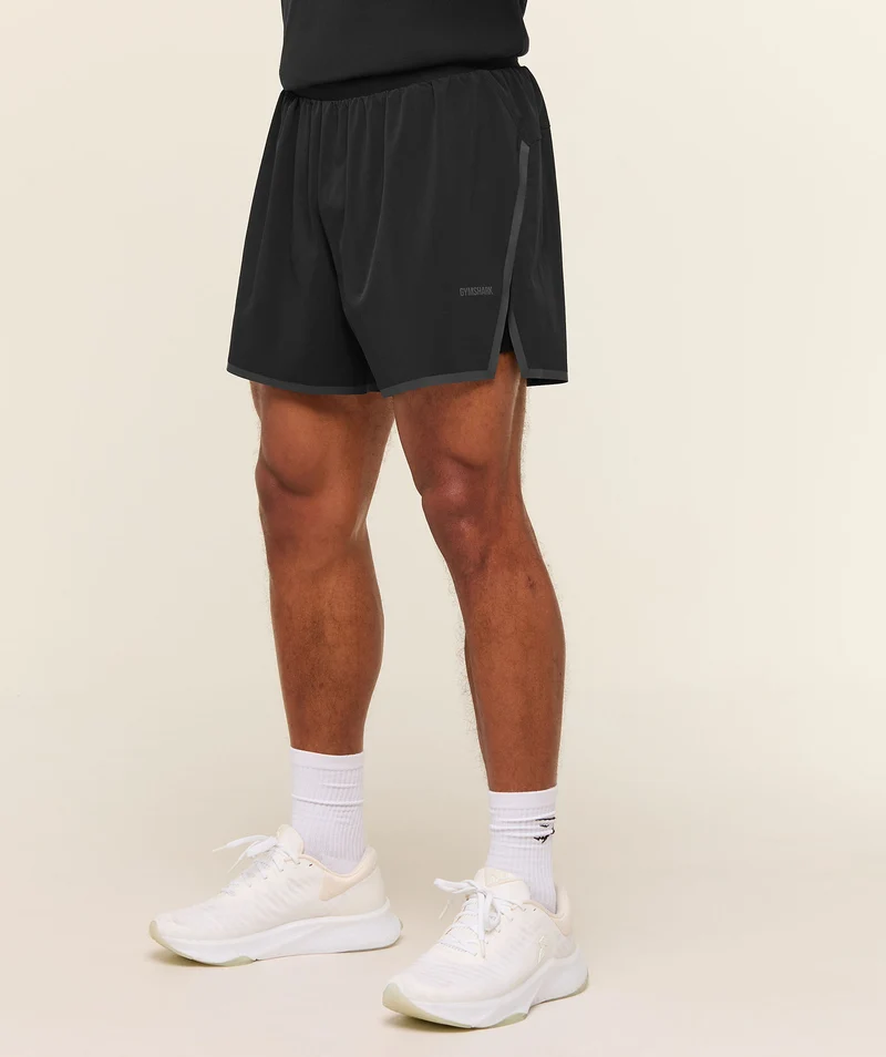 Gymshark Hybrid 5" Performance Shorts - Black