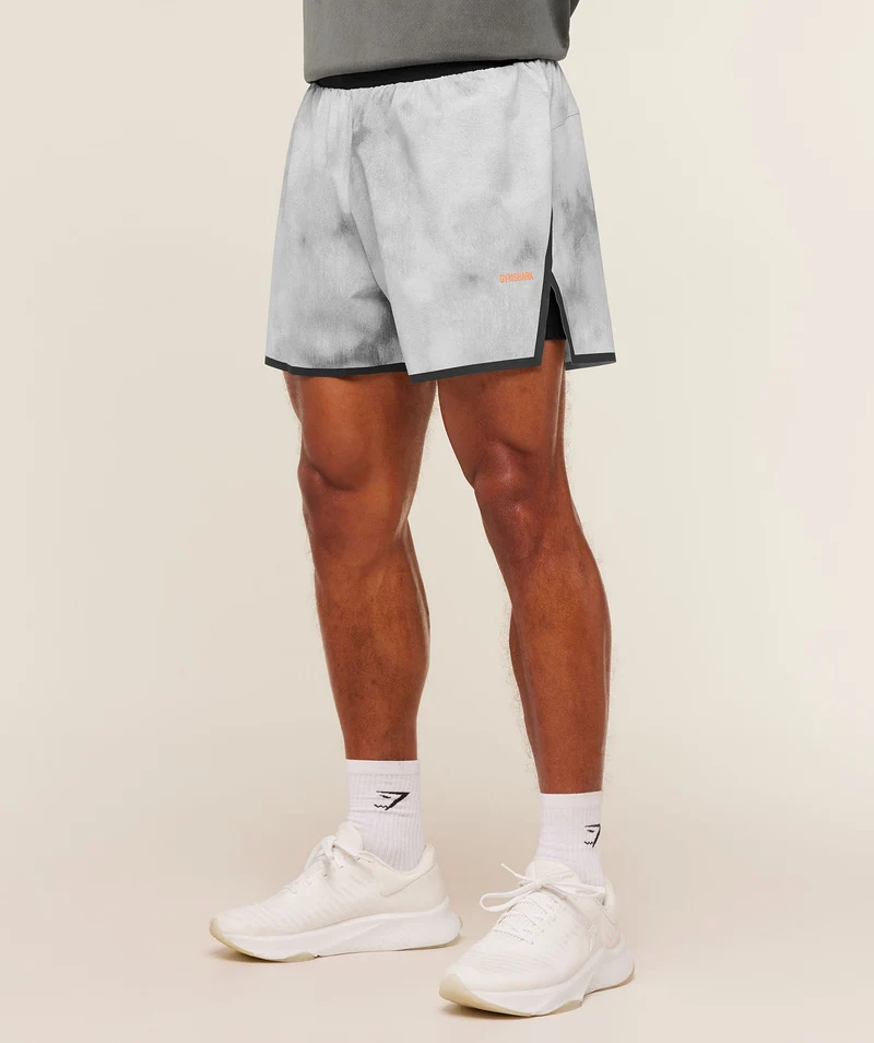 Gymshark Hybrid 5" Performance Shorts - Smokey Grey