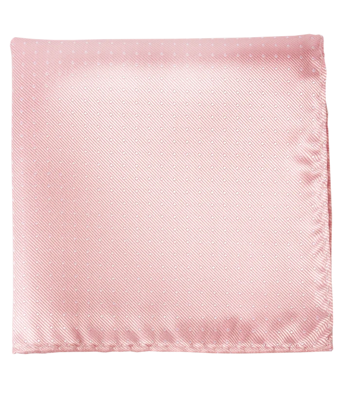 Mini Dots Blush Pink Pocket Square