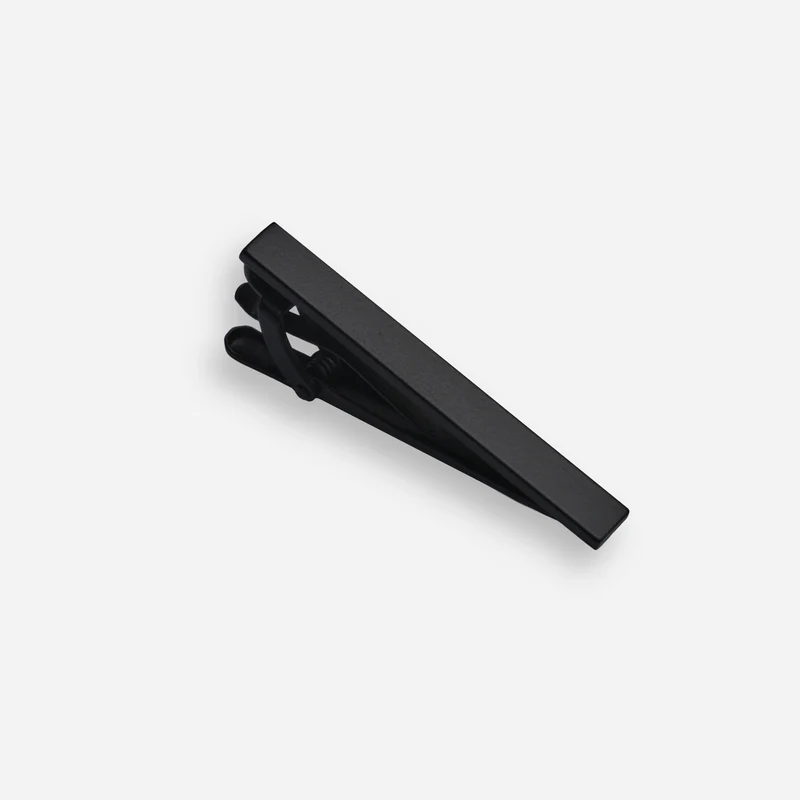 Matte Color Black Tie Bar