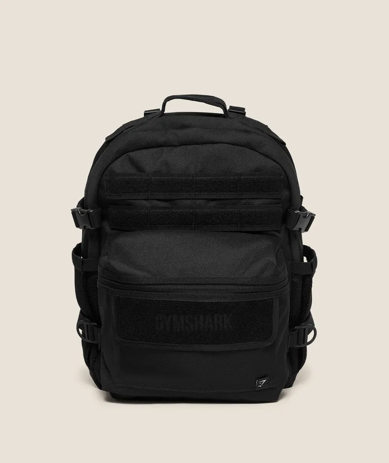 Gymshark Tactical Slouch Backpack - Black