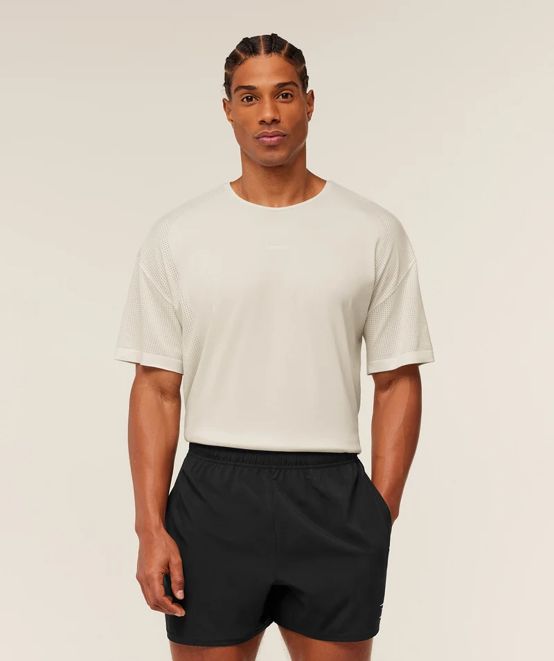 Gymshark Distance Seamless T-Shirt - Soft White