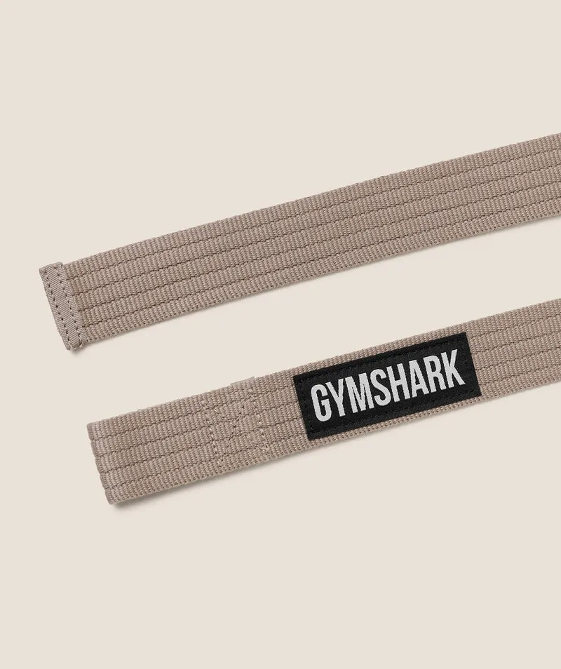 Gymshark Cotton Lifting Straps - Lifestyle Brown