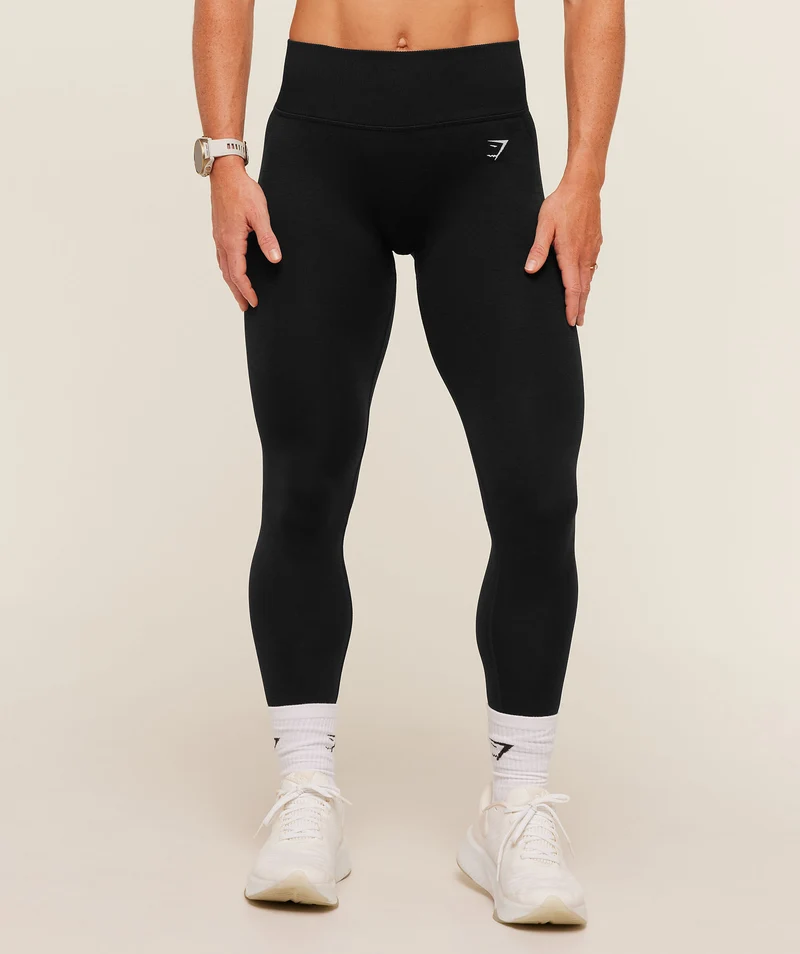 Gymshark Relay Seamless High-Rise Leggings - Black
