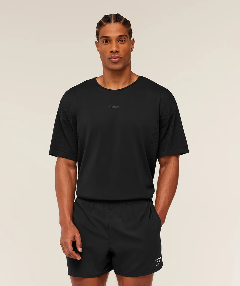 Gymshark Distance Seamless T-Shirt - Black