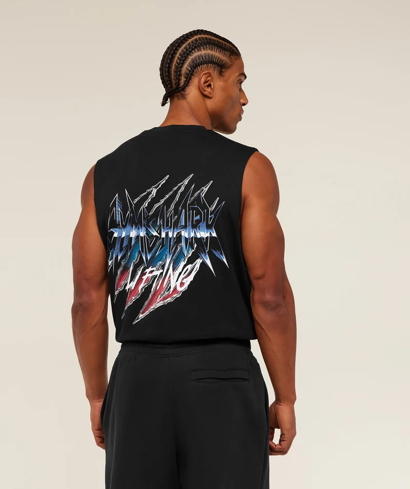 Gymshark Eagle Band Style Graphic Tank - Black