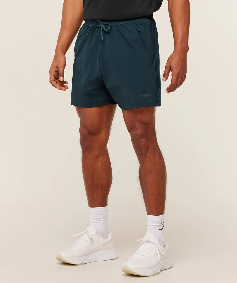 Gymshark Hybrid 6" Short - Deep Petrol Blue