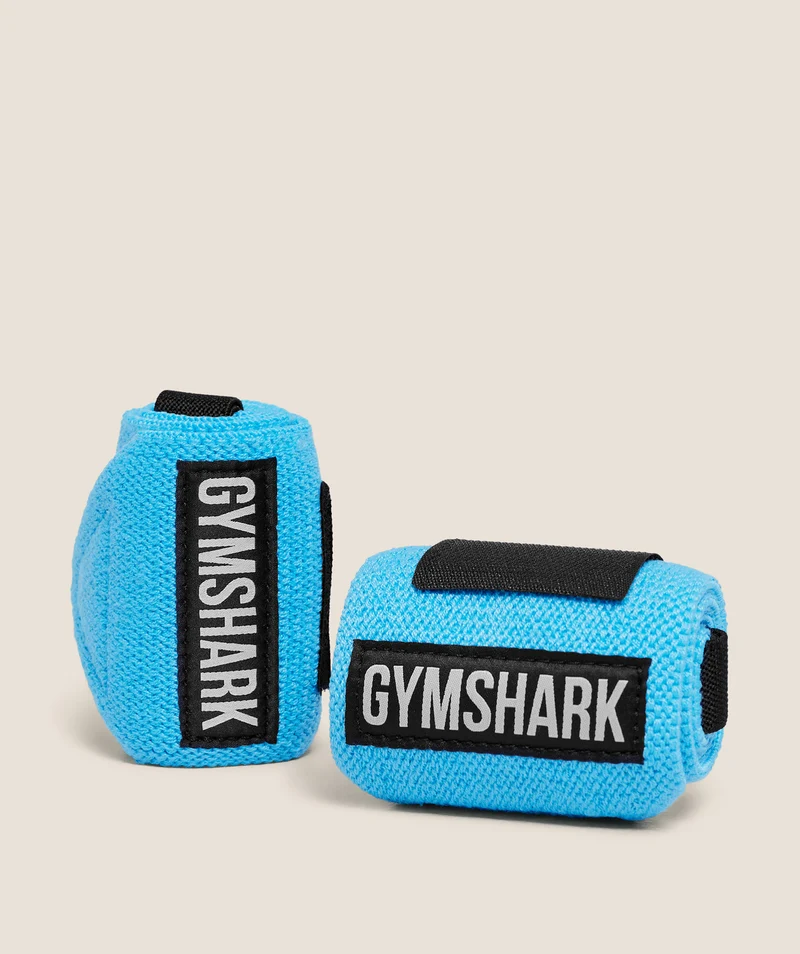 Gymshark Wrist Straps - Brand Blue